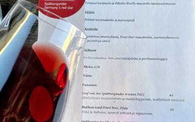 Pinot Noir -viikko 2023 – Ravintola Sasor Tampere